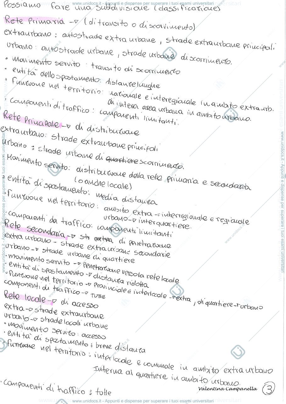 Anteprima pagina 3 — appunti presi a lezione