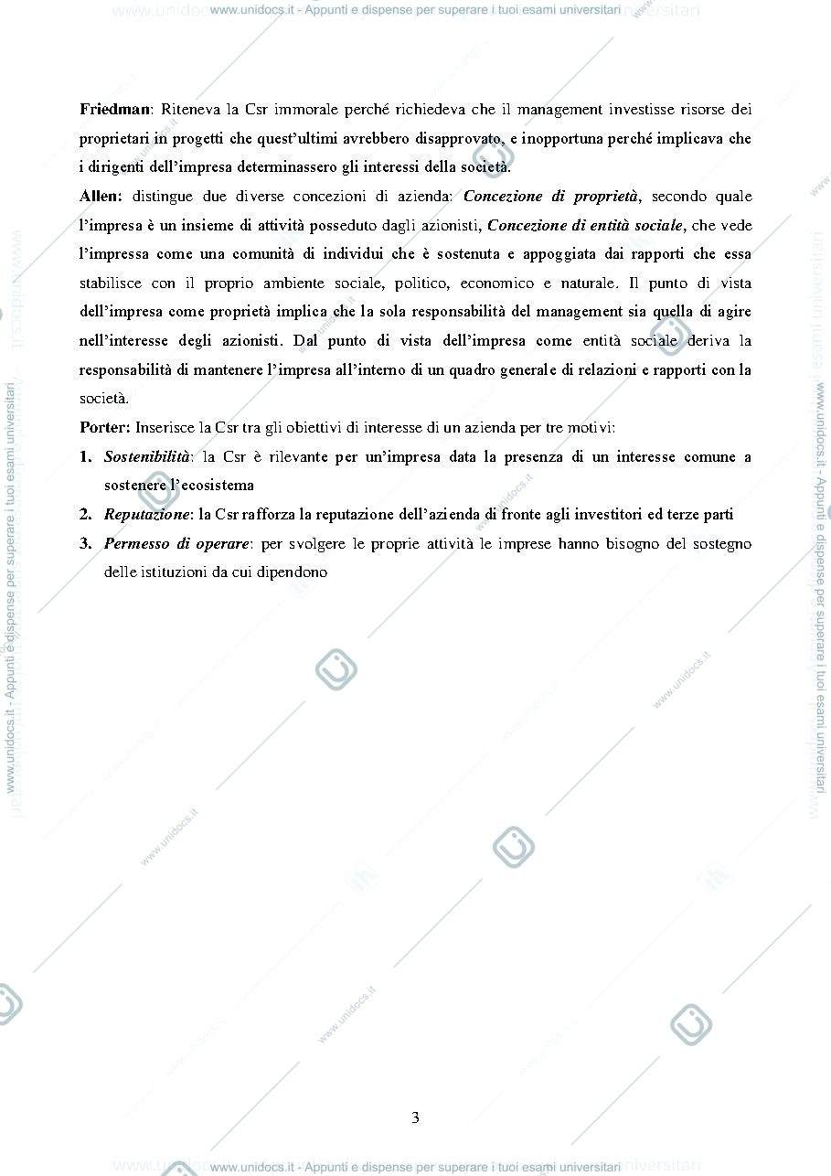 Anteprima pagina 3 — riassunto Strategia aziendale 
