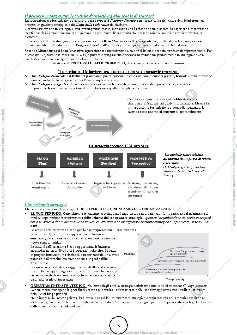 Anteprima pagina 3 — Strategia di impresa 
