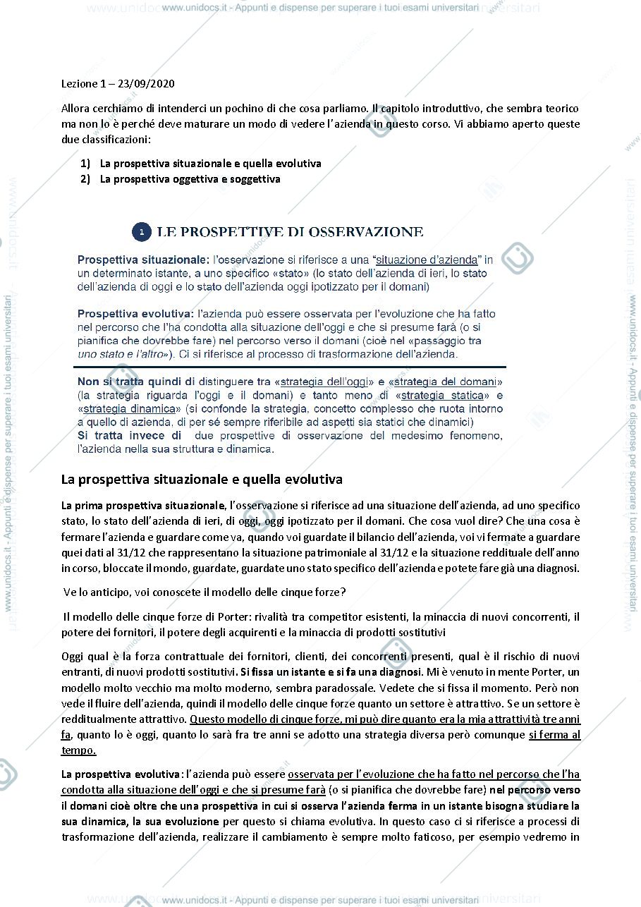 Anteprima pagina 1 — 1^lezione