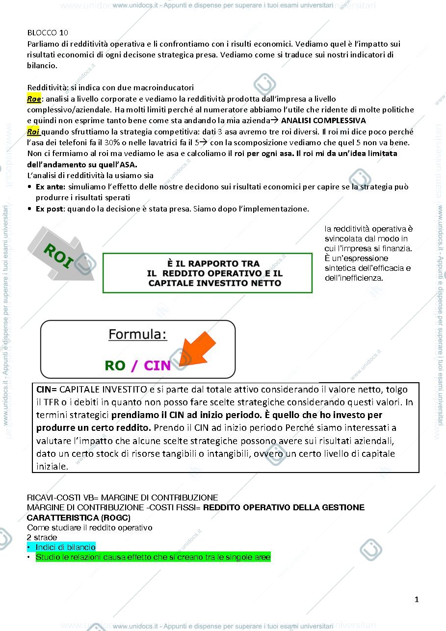 Anteprima pagina 1 — roi e leva prezzo