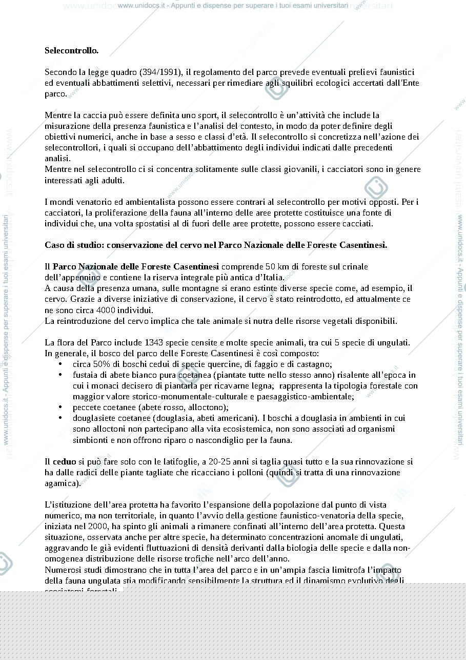 Anteprima pagina 3 — Appunti di strategie di gestione delle aree protette (a. a. 2020/2021)