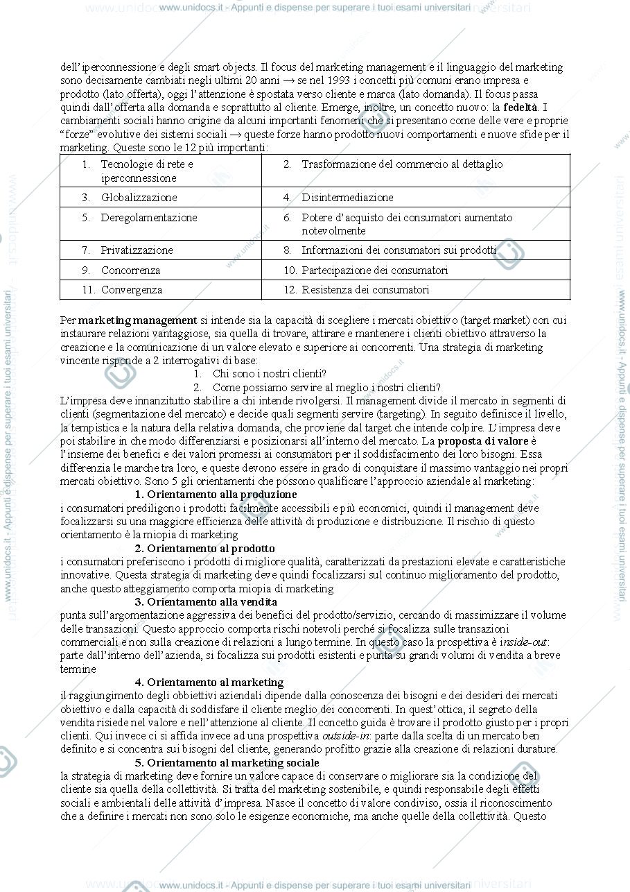 Anteprima pagina 2 — Riassunto Libro "I PRINCIPI DI MARKETING"
