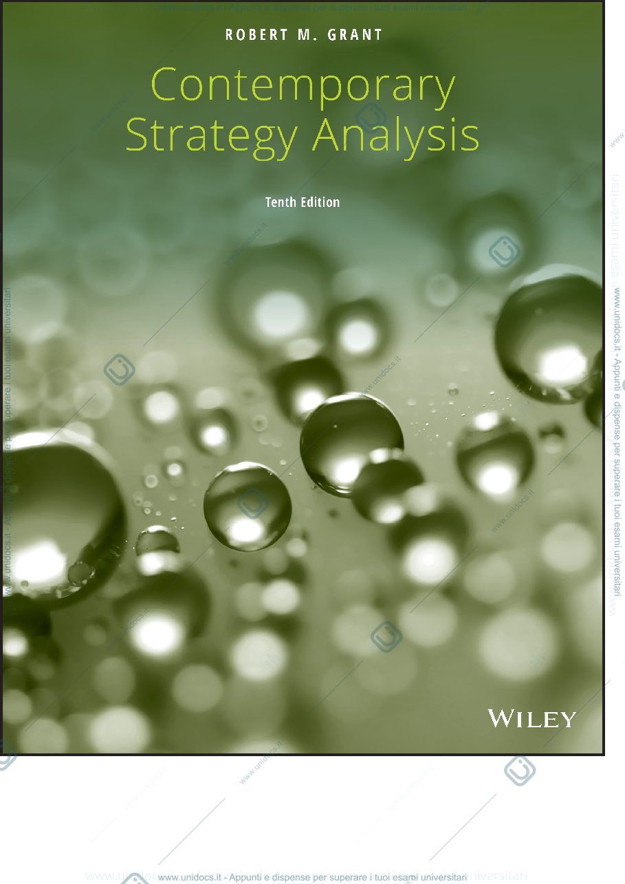 Anteprima pagina 1 — Corporate strategy 