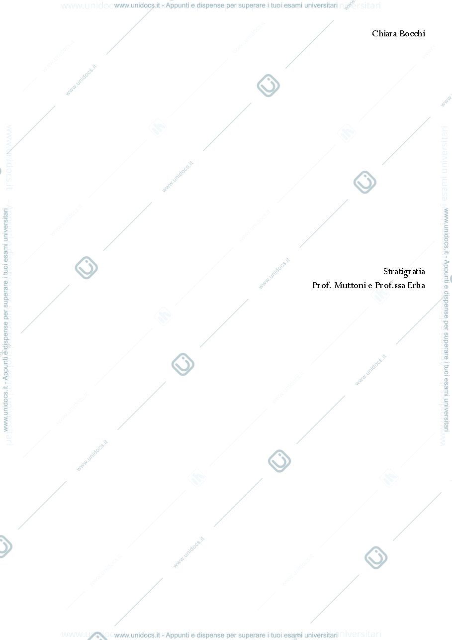 Anteprima pagina 1 — Stratigrafia