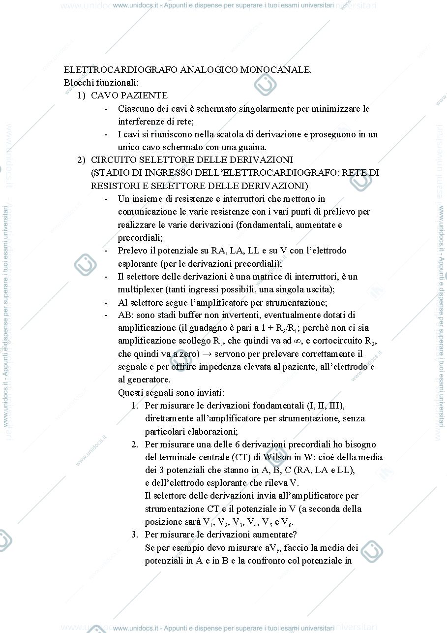 Anteprima pagina 1 — ELETTROCARDIOGRAFO