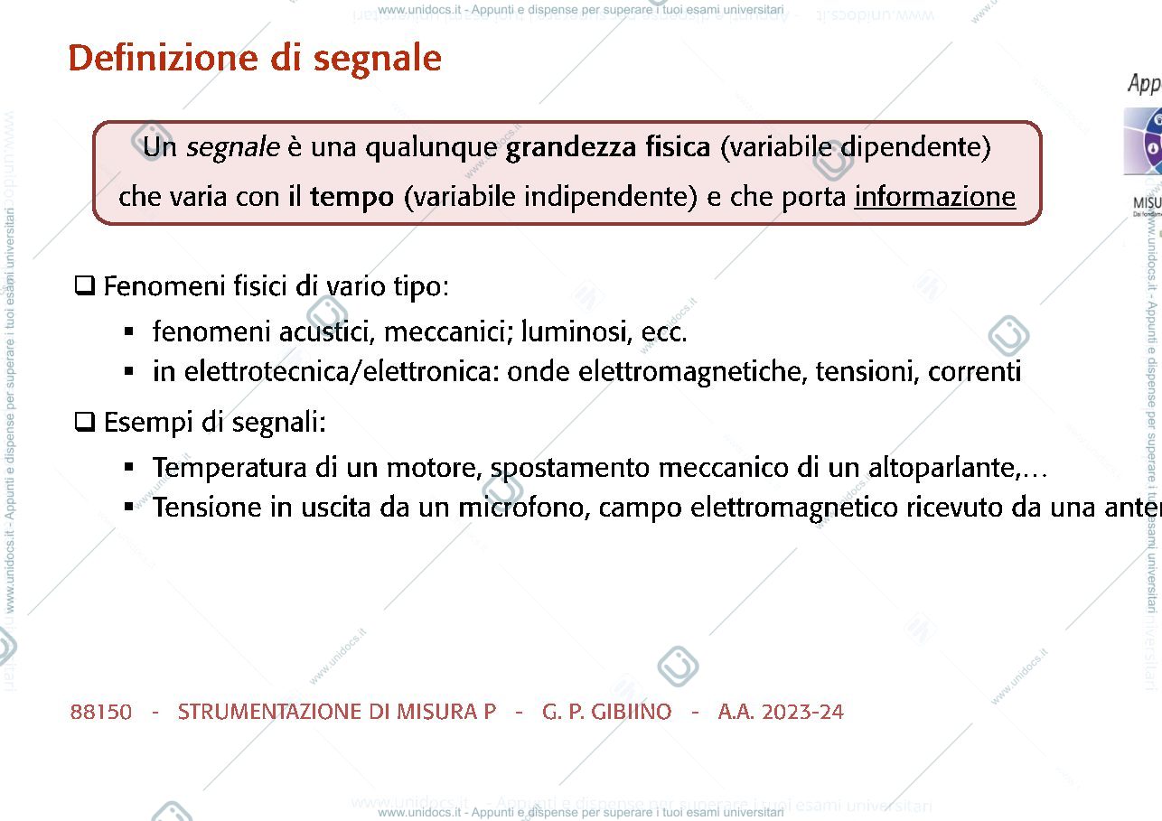 Anteprima pagina 3 — Rappresentazione dei segnali