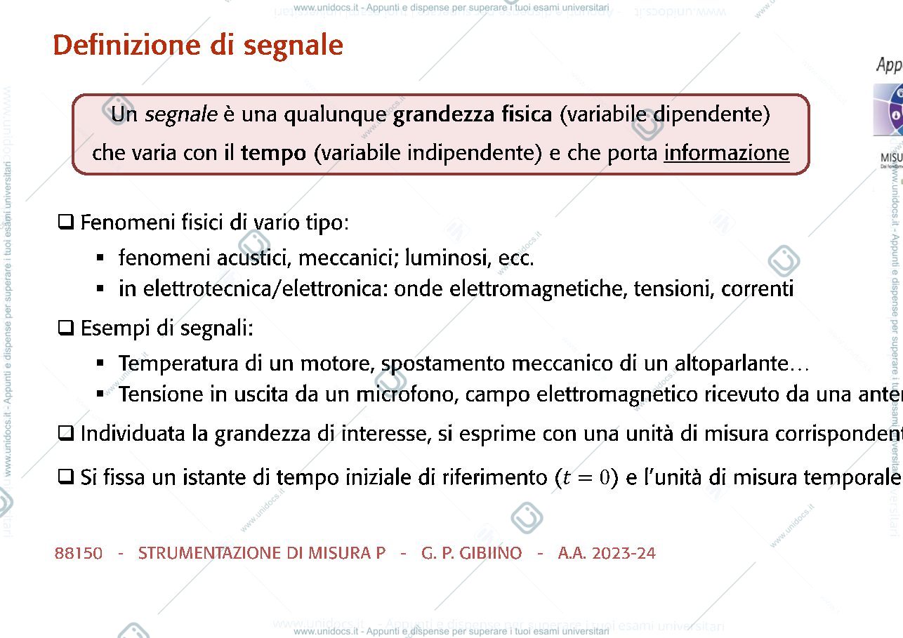 Anteprima pagina 4 — Rappresentazione dei segnali