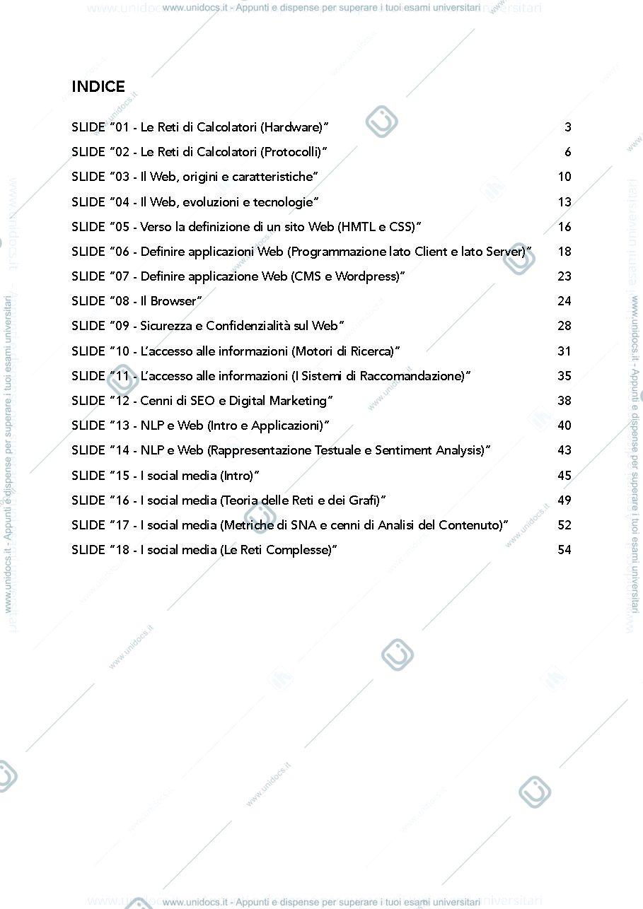 Anteprima pagina 2 — Strumenti e Applicazioni del Web