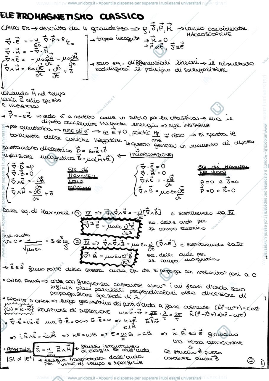 Anteprima pagina 2 — Schemi struttura della materia