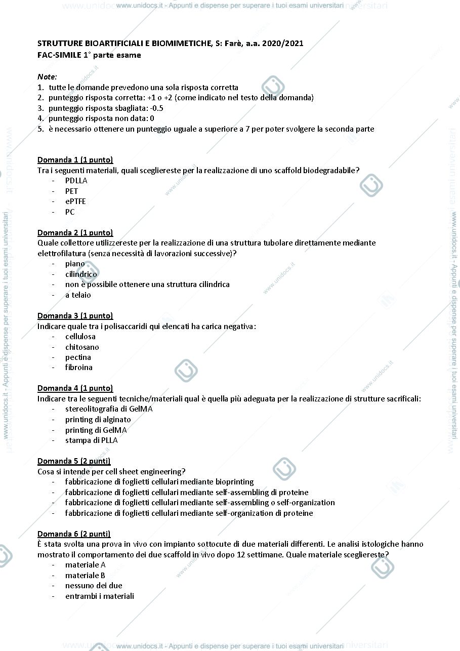 Anteprima pagina 1 — Esercitazione di Strutture