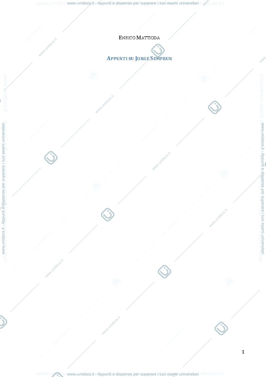 Anteprima pagina 1 — dispensa  struttura e processi della narrazione
