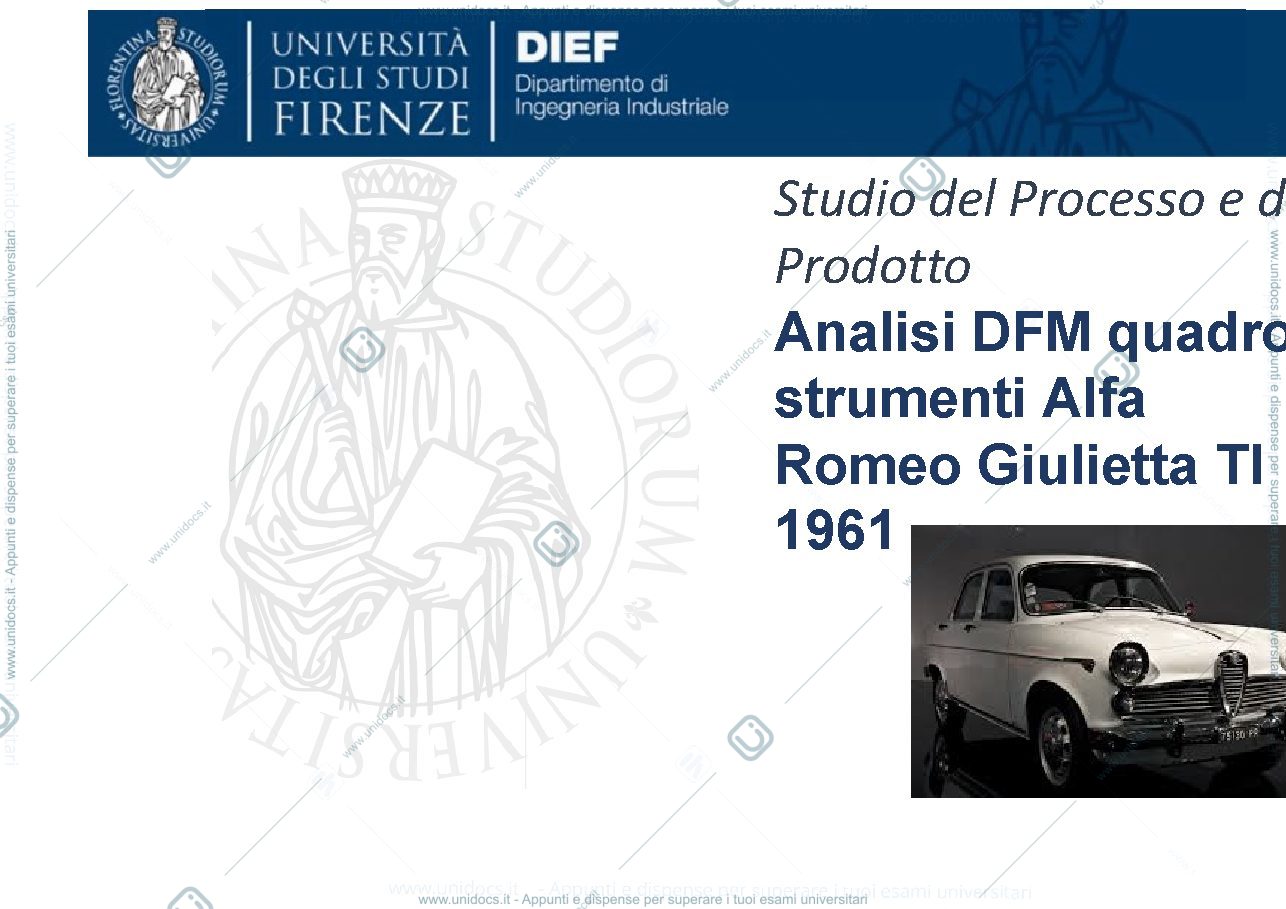 Anteprima pagina 1 — Progetto DFM