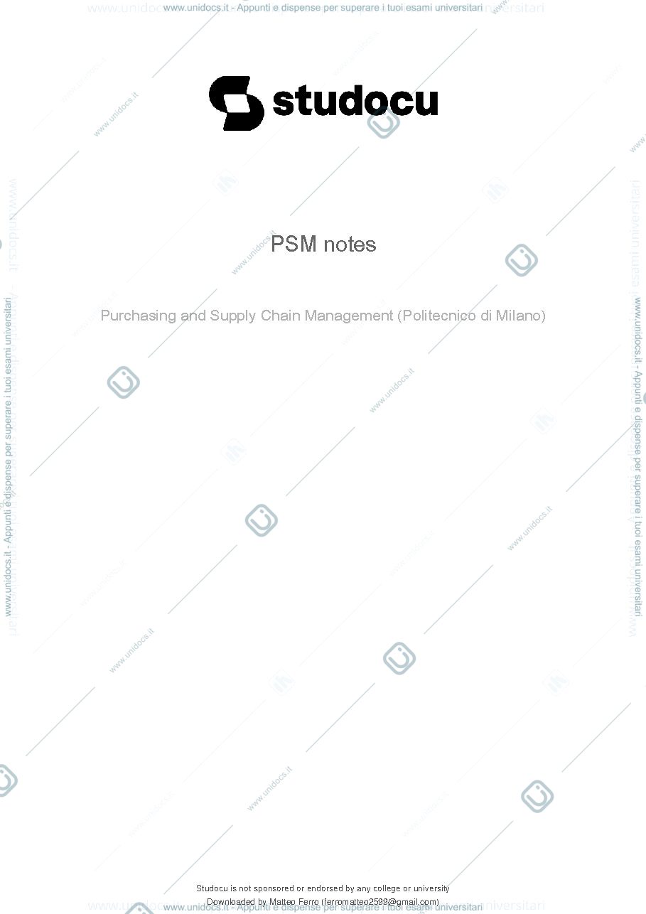 Anteprima pagina 1 — Appunti PSM
