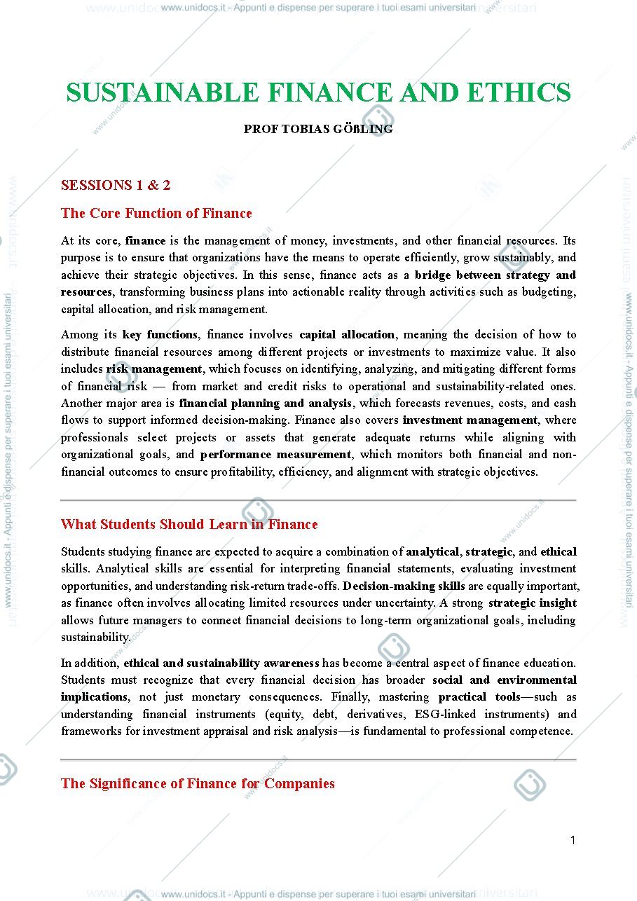 Anteprima pagina 1 — Sustainable Finance and Ethics - Goessling