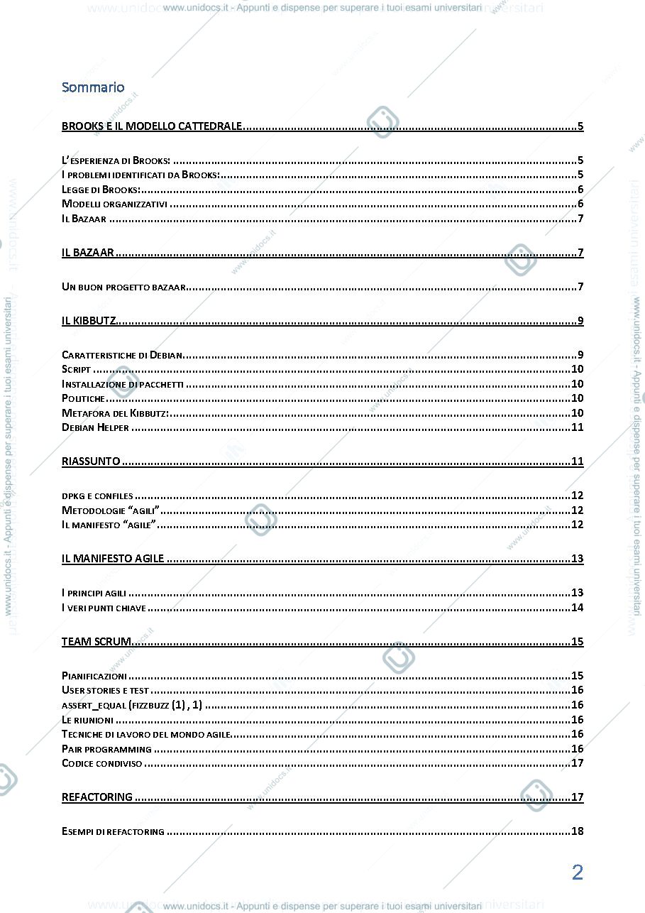Anteprima pagina 2 — Appunti Lezioni 