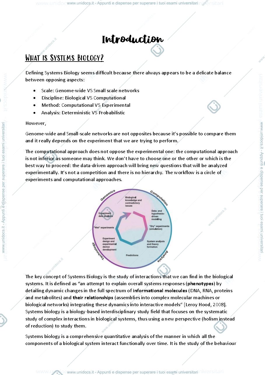 Anteprima pagina 2 — sbobine system biology