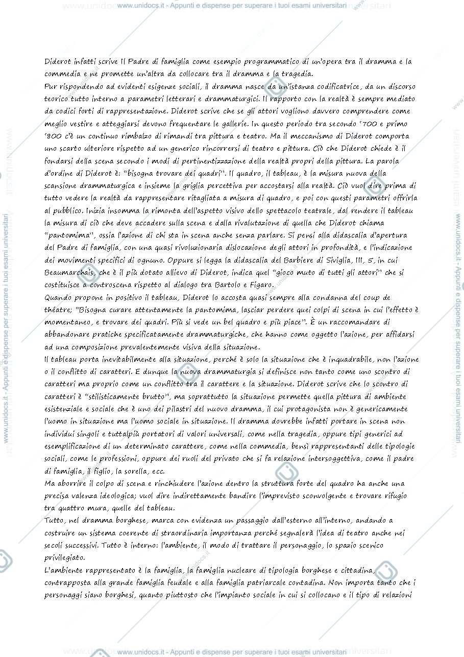 Anteprima pagina 2 — Teatro e Spettacolo Moderno e Contemporaneo II