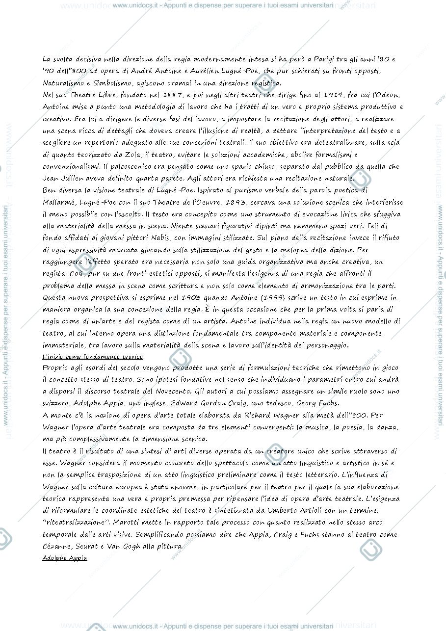 Anteprima pagina 4 — Teatro e Spettacolo Moderno e Contemporaneo II
