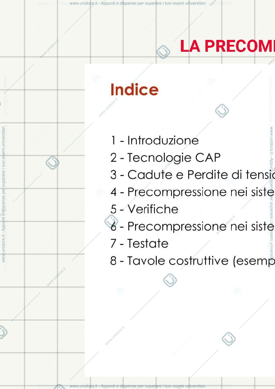 Anteprima pagina 1 — Appunti Tecnica delle costruzioni