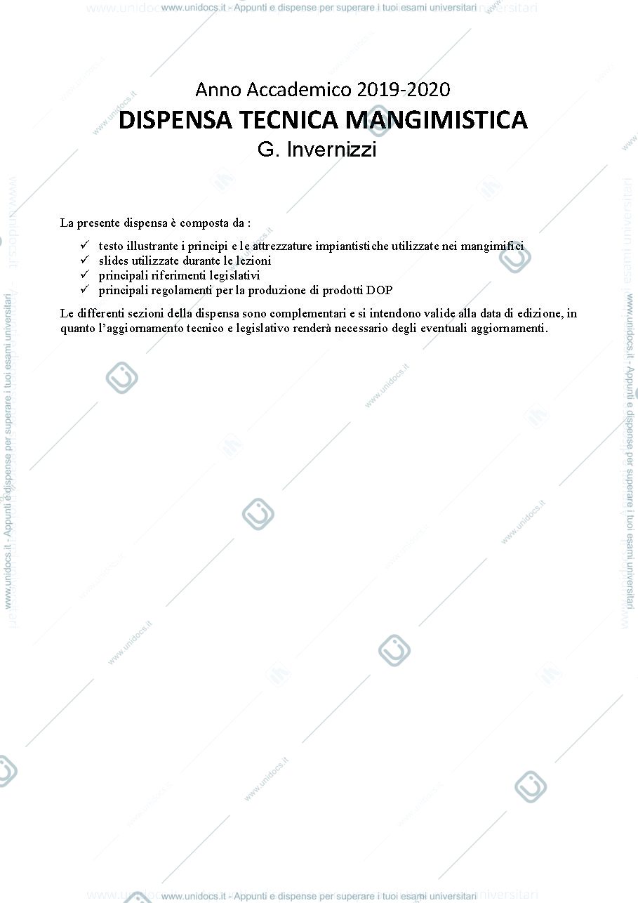 Anteprima pagina 1 — Tecnica mangimistica