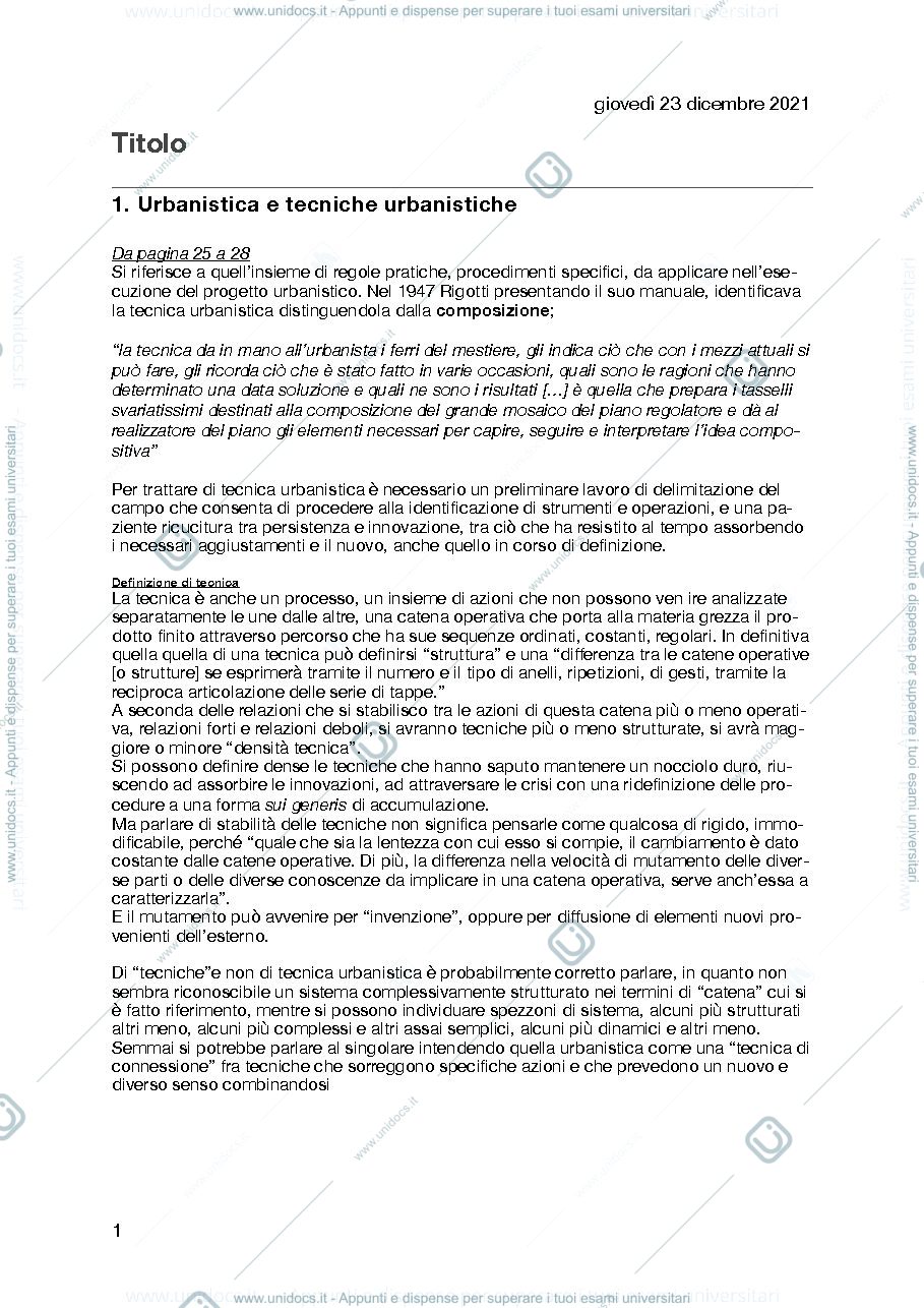 Anteprima pagina 1 — riassunto gabellini