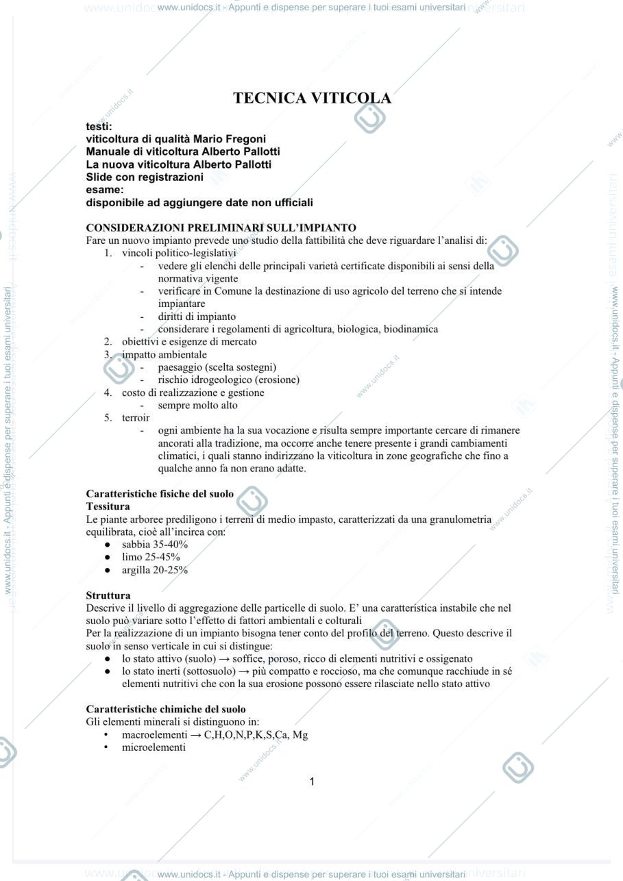 Anteprima pagina 1 — tecnica viticola