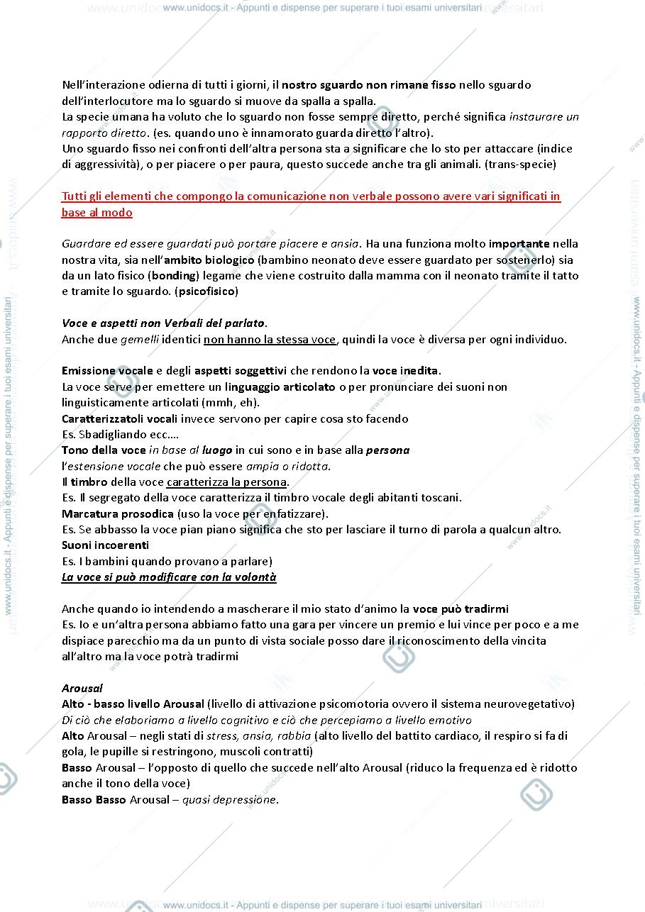 Anteprima pagina 3 — TECNICHE DI COMUNICAZIONE INTERPERSONALE - appunti