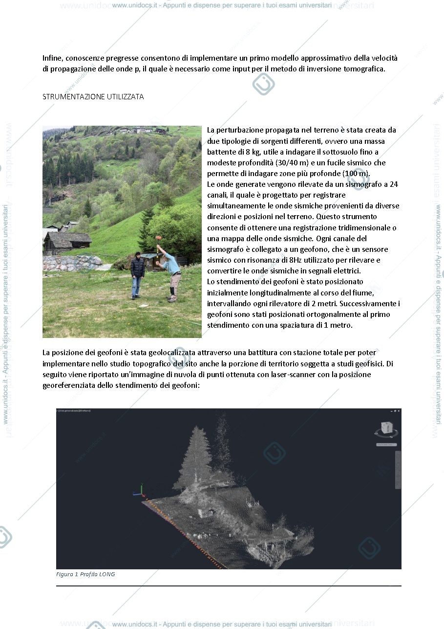 Anteprima pagina 2 — Analisi sismica nel sottosuolo 