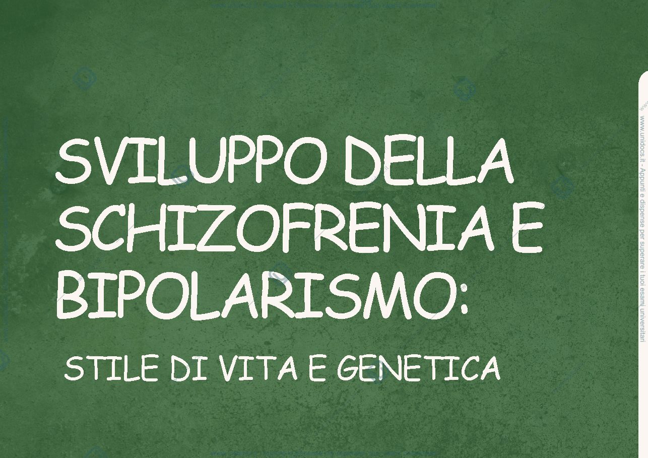 Anteprima pagina 1 — Stile di vita e genetica