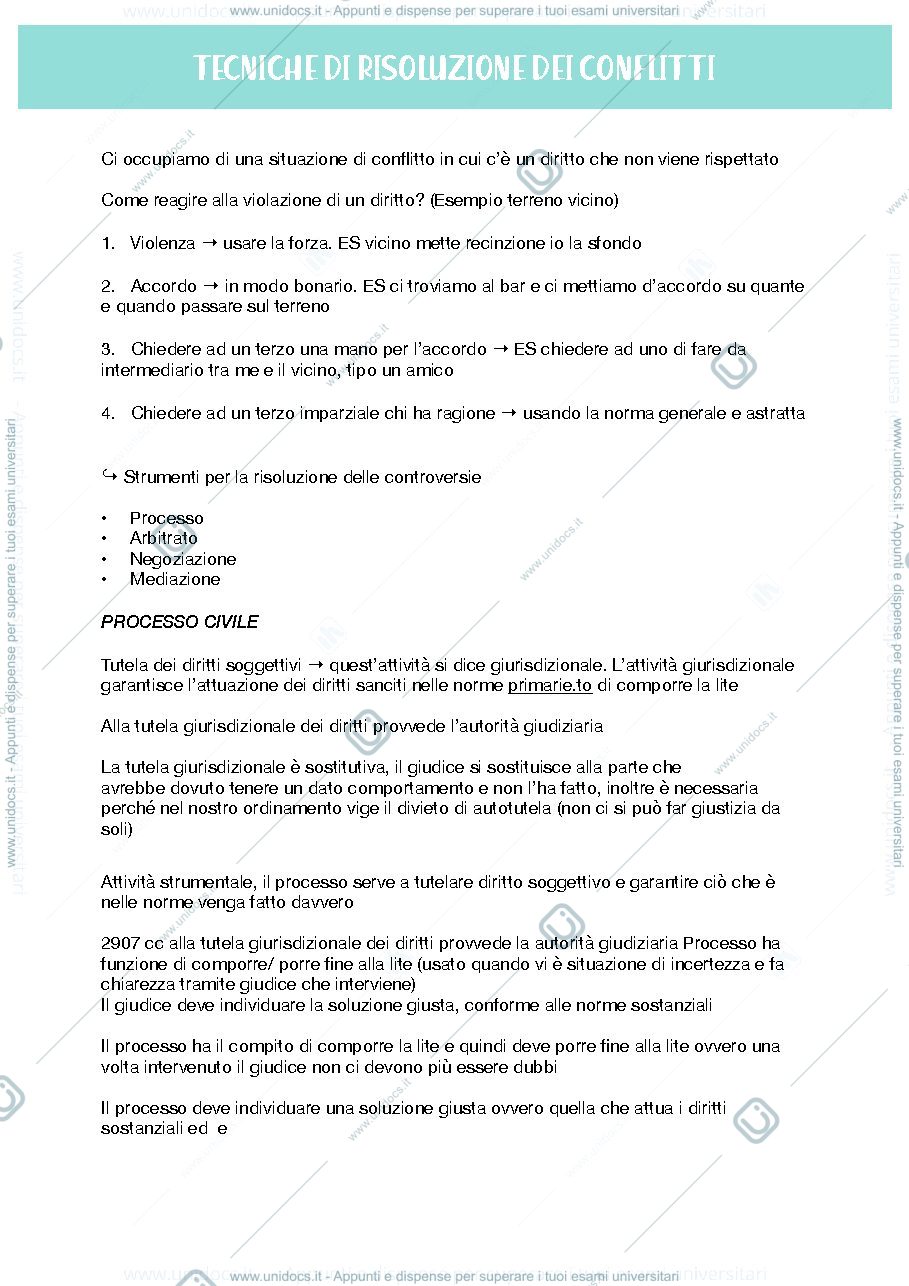 Anteprima pagina 1 — sbobine lezioni 