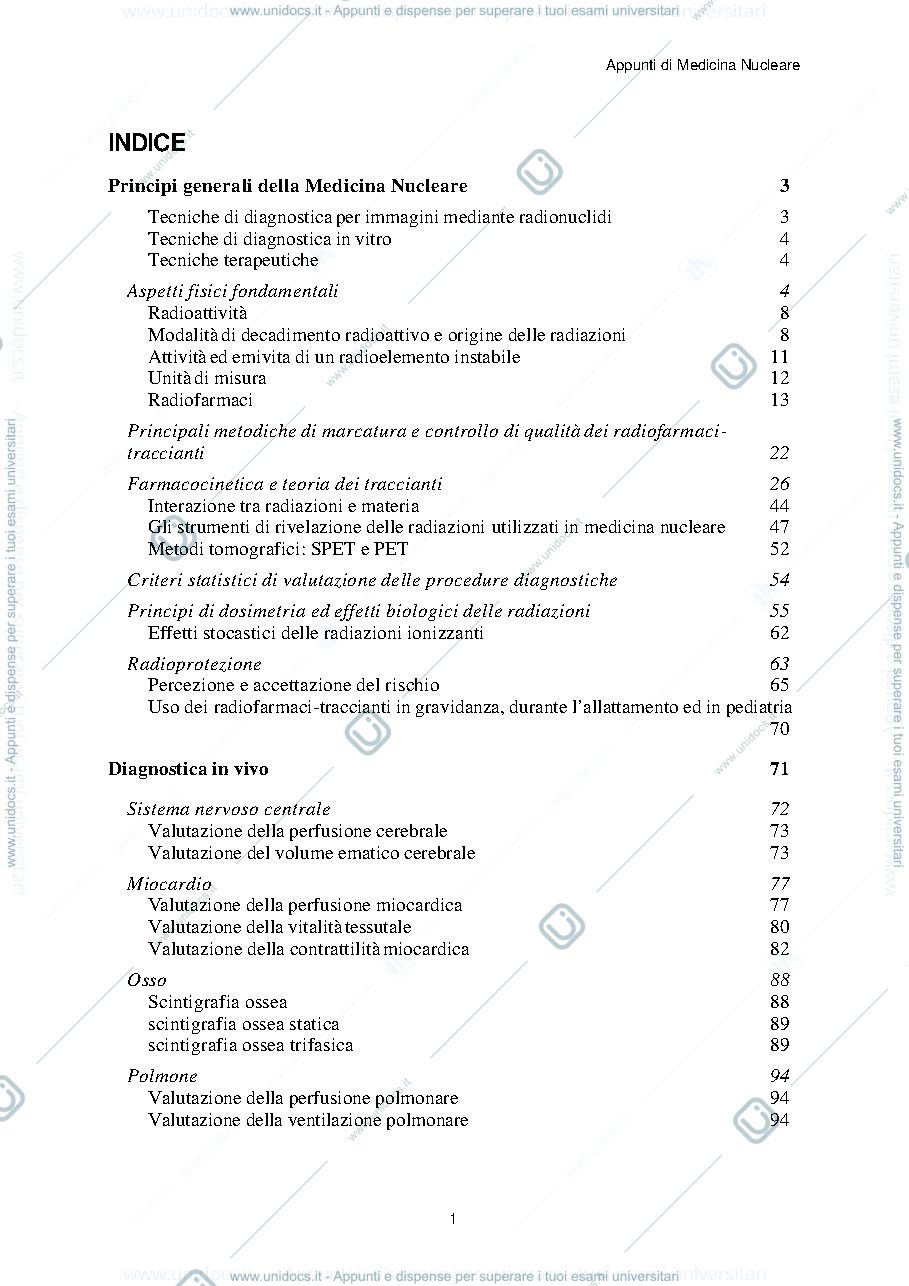 Anteprima pagina 2 — Appunti di medicina nucleare