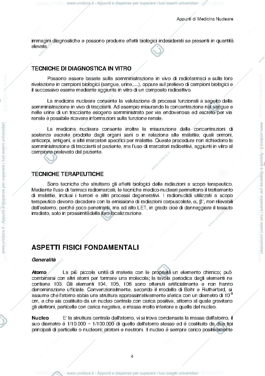 Anteprima pagina 5 — Appunti di medicina nucleare