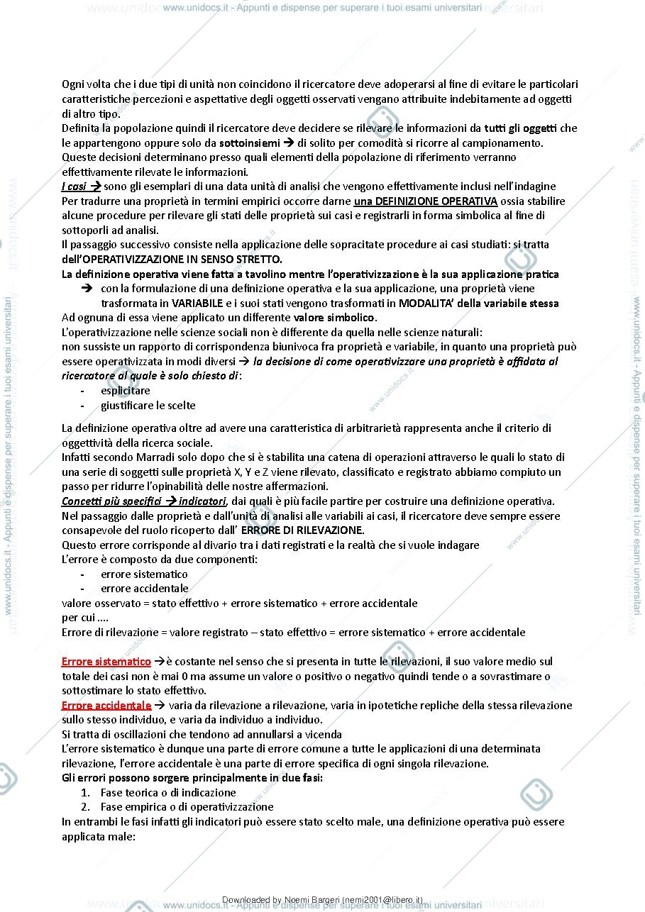 Anteprima pagina 3 — tecniche quantitative di analisi riassunto