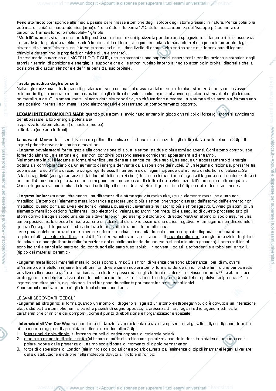 Anteprima pagina 2 — Tecnologia dei materiali