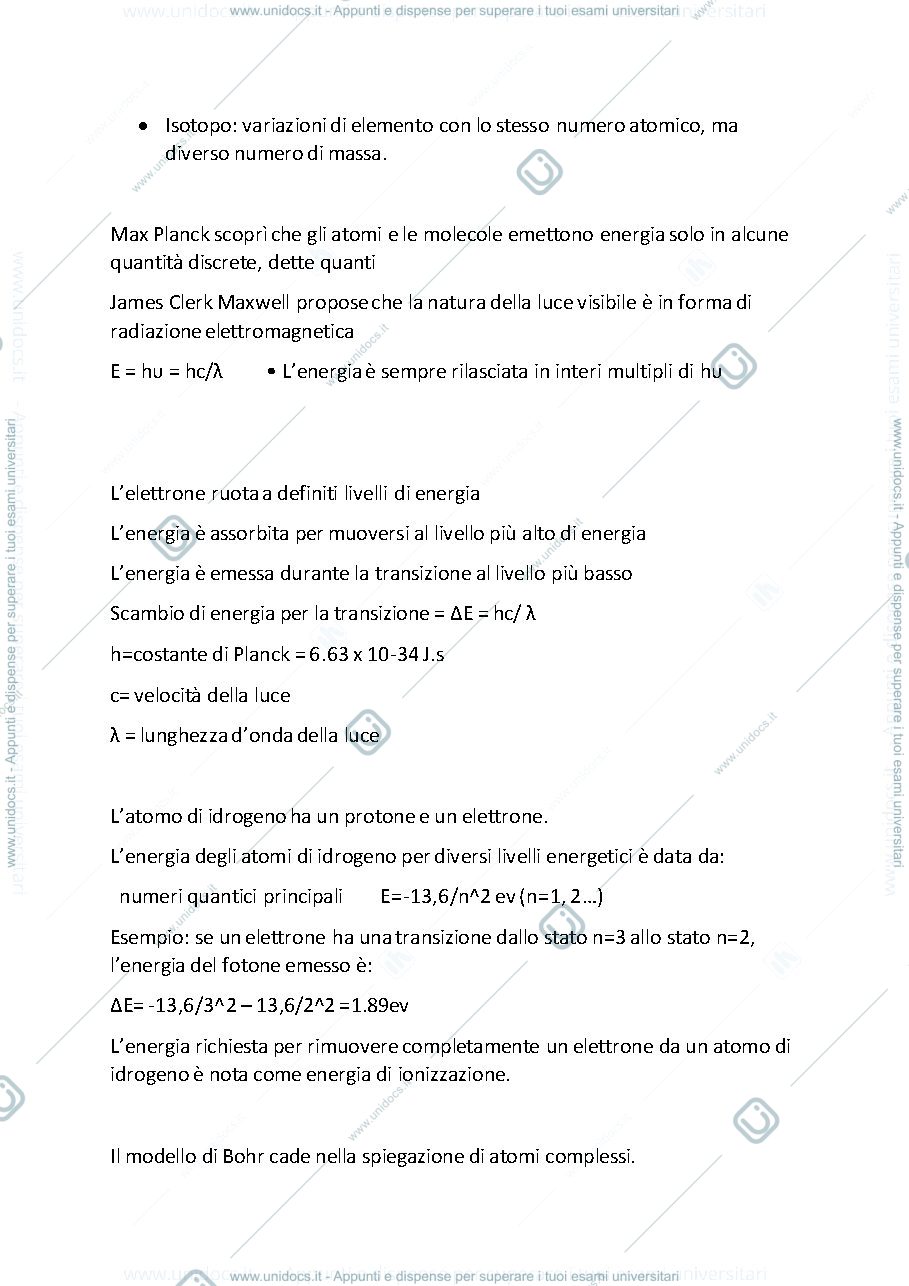 Anteprima pagina 2 — Chimica e Tecnologia dei materiali