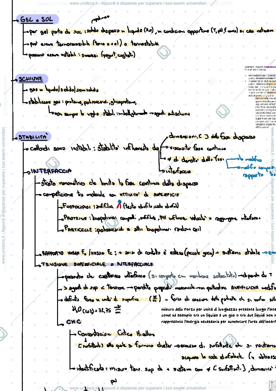 Anteprima pagina 2 — Schemi per esame tecnologia delle formulazioni 