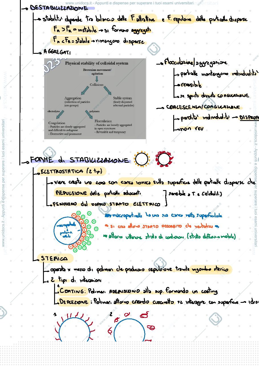 Anteprima pagina 3 — Schemi per esame tecnologia delle formulazioni 