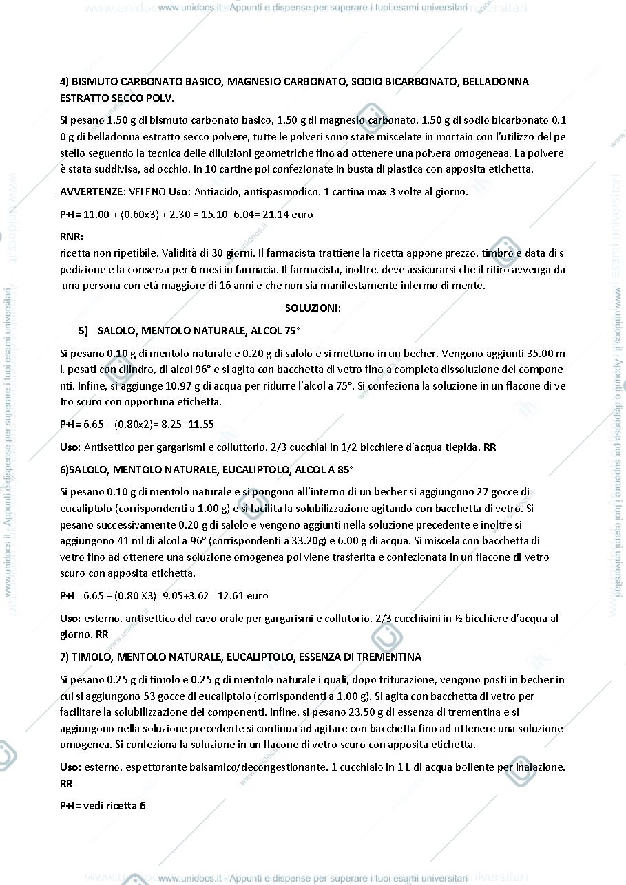 Anteprima pagina 2 — Ricette laboratorio galenico