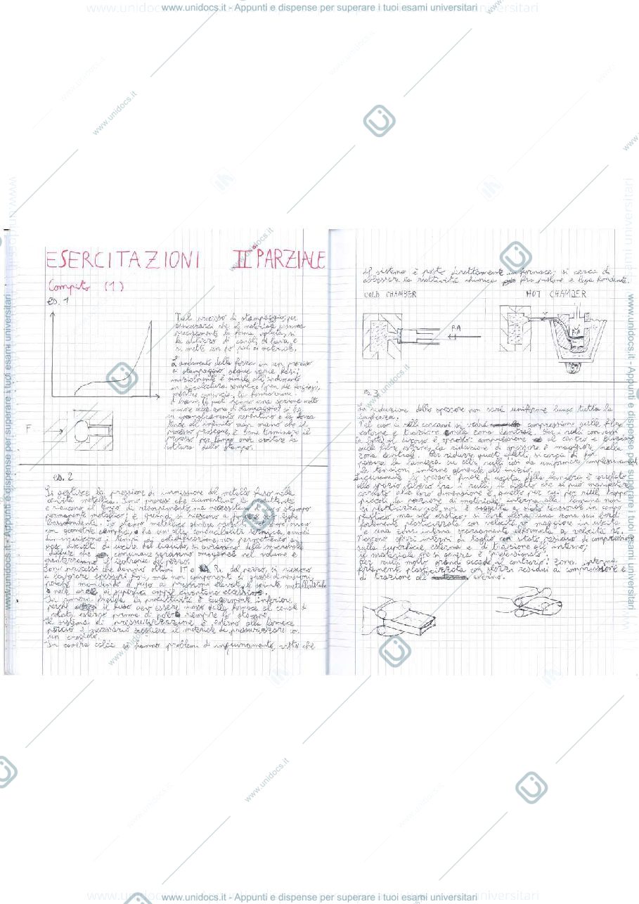 Anteprima pagina 1 — Soluzioni esercitazioni secondo parziale