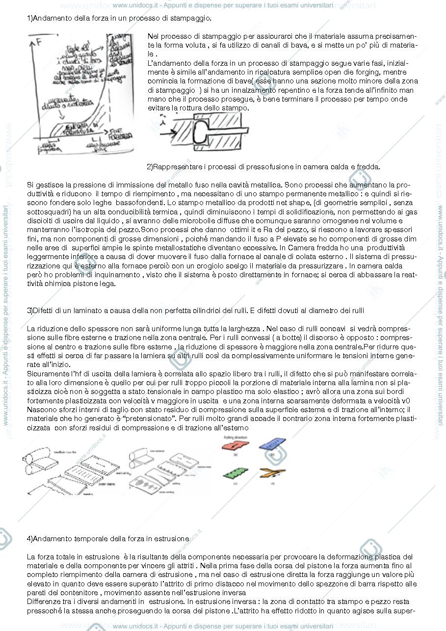 Anteprima pagina 1 — 2° parziale domande