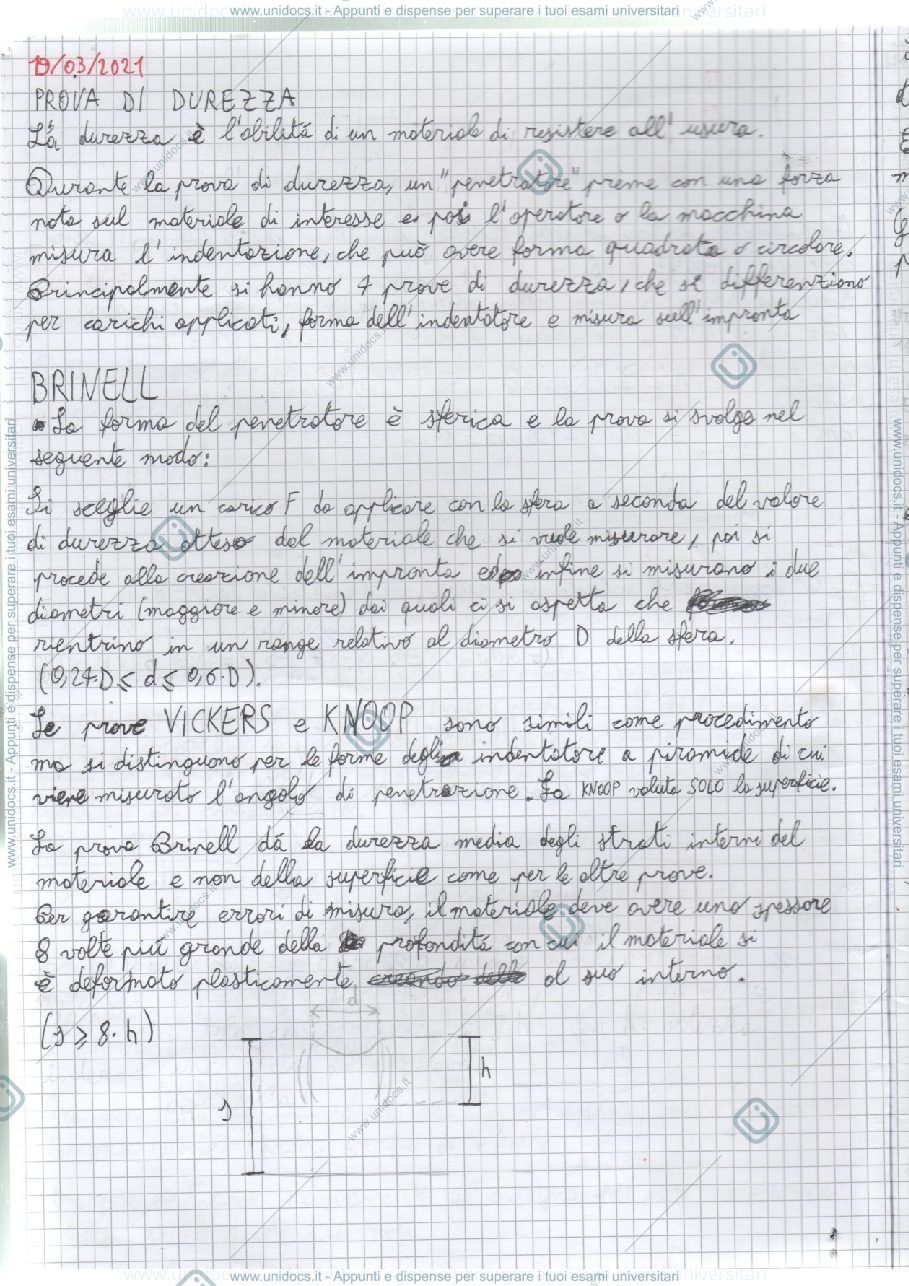 Anteprima pagina 1 — Appunti per il primo parziale