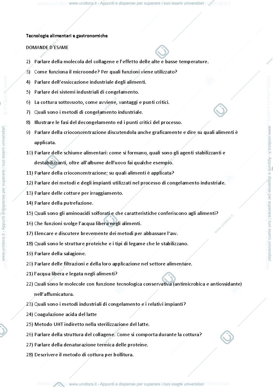 Anteprima pagina 1 — domande