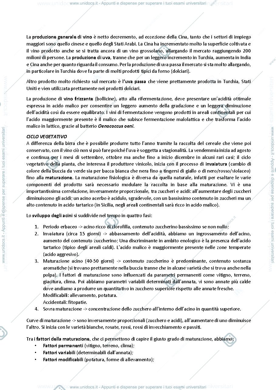 Anteprima pagina 2 — Appunti tecnologie alimentari