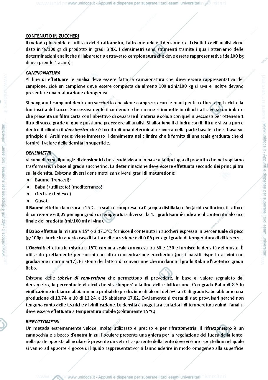 Anteprima pagina 4 — Appunti tecnologie alimentari