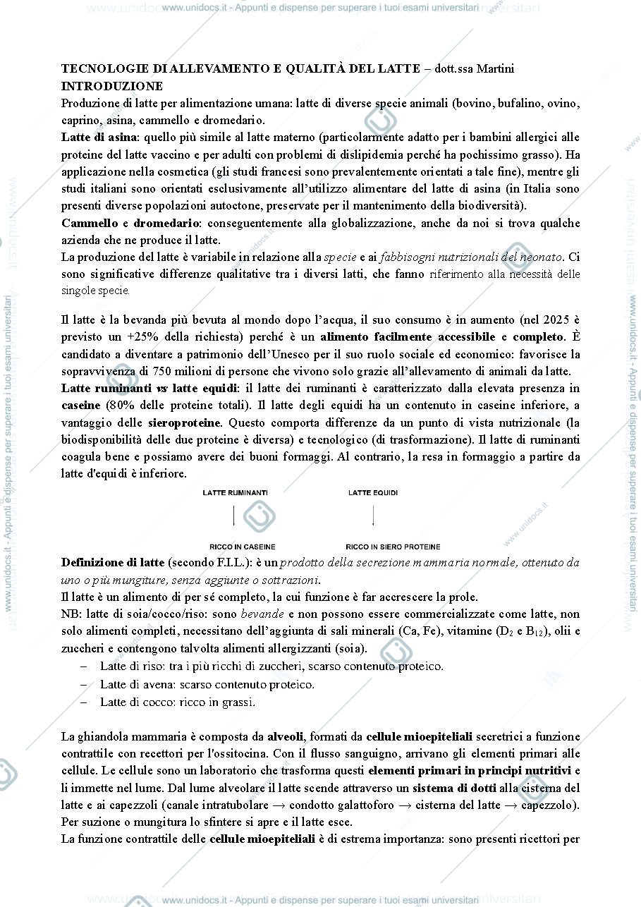 Anteprima pagina 1 — igiene del latte