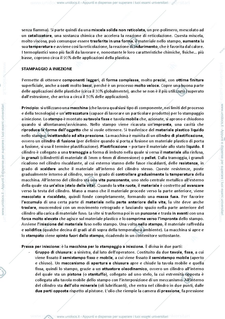 Anteprima pagina 4 — Appunti Integrali con esempi di esercitazioni d'esame, corso di Tecnologie di Produzione.