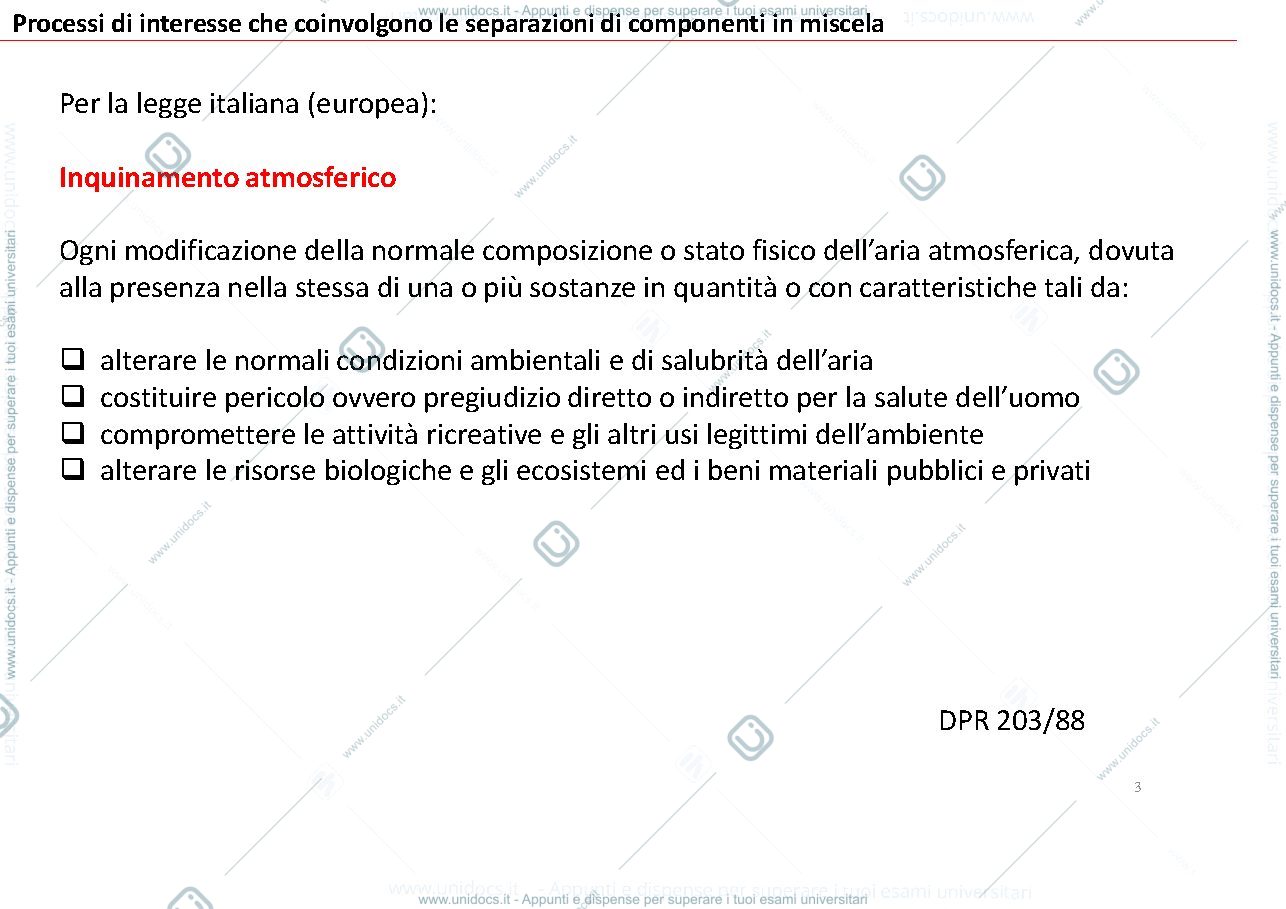 Anteprima pagina 3 — Introduzione ai processi di separazione