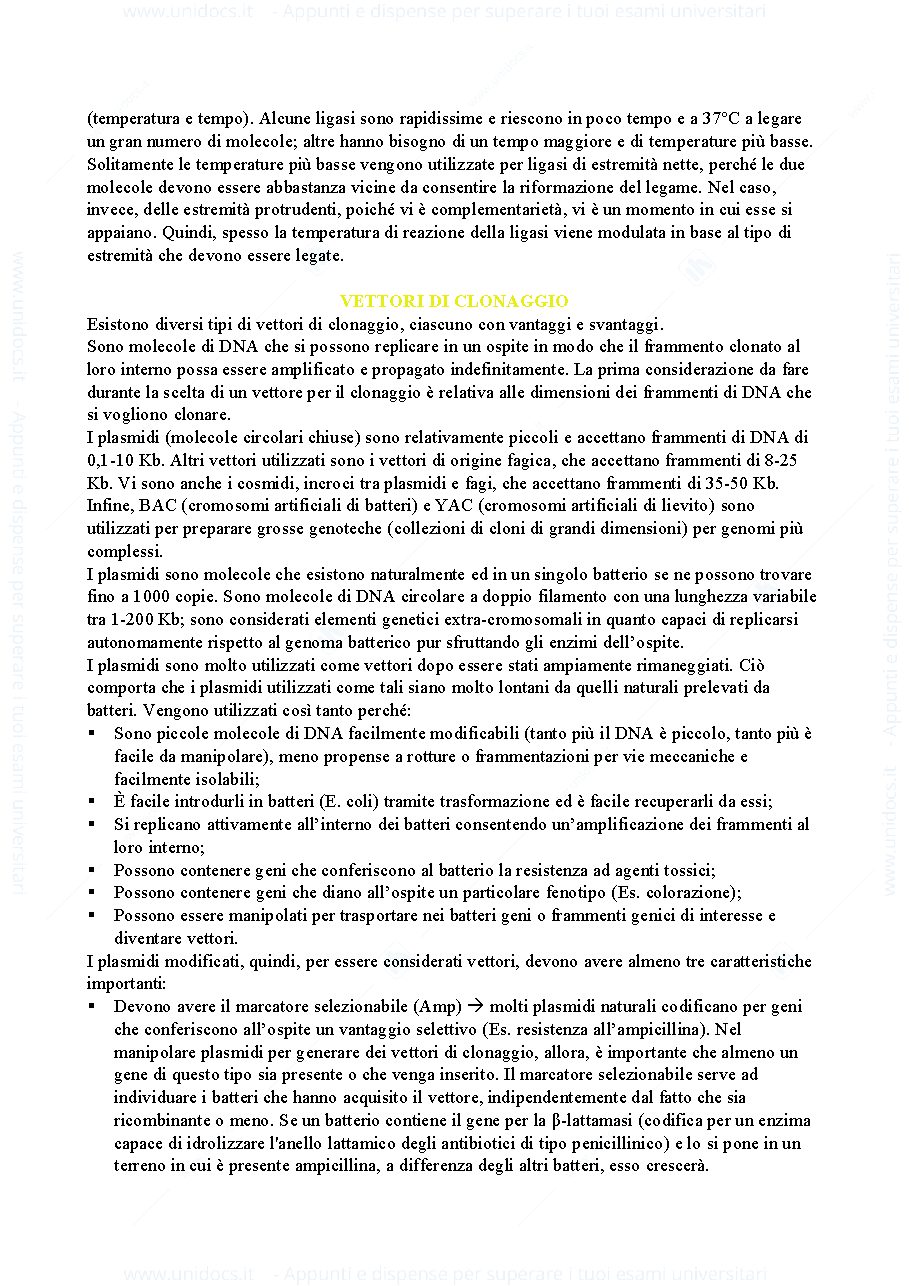 Anteprima pagina 3 — Tecnologie ricombinanti