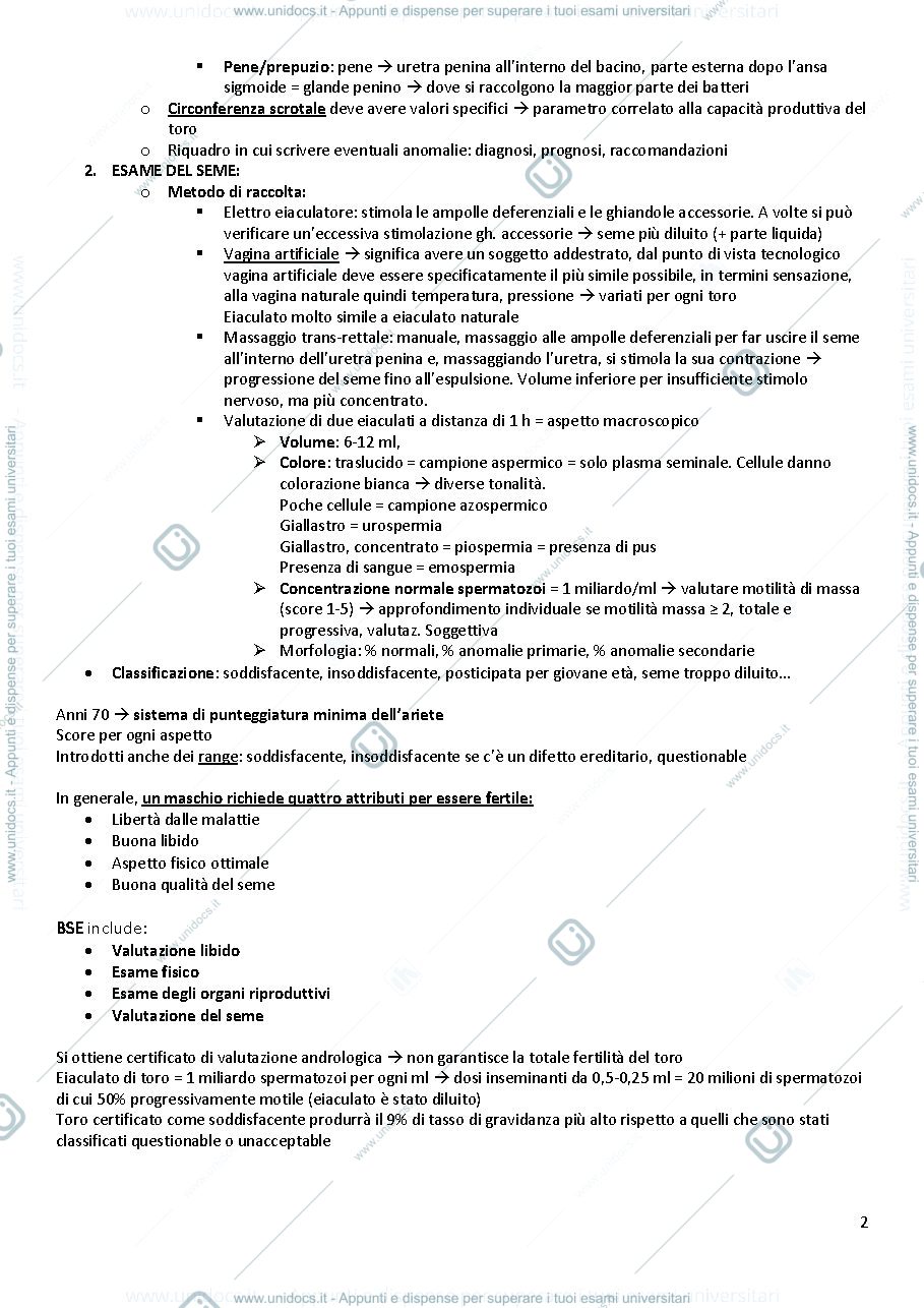 Anteprima pagina 2 — appunti tecnologie riproduttive